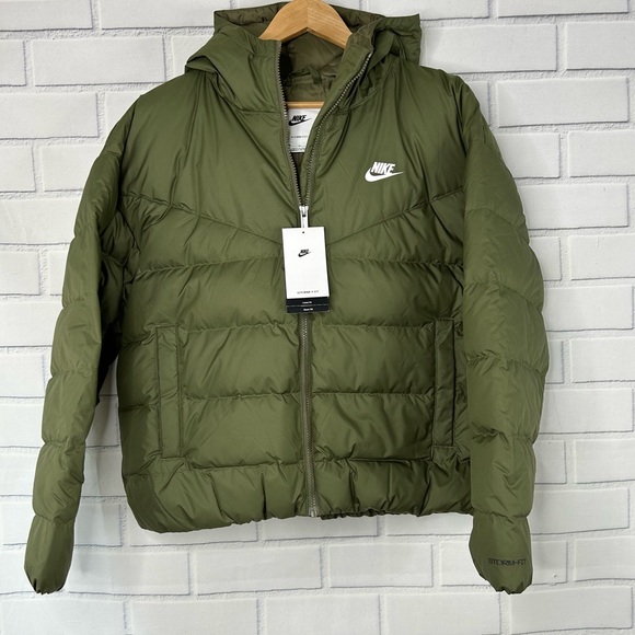 Nike Sportswear Storm-FIT Windrunner Women's Down Hooded Jacket size Med - Picture 2 of 10